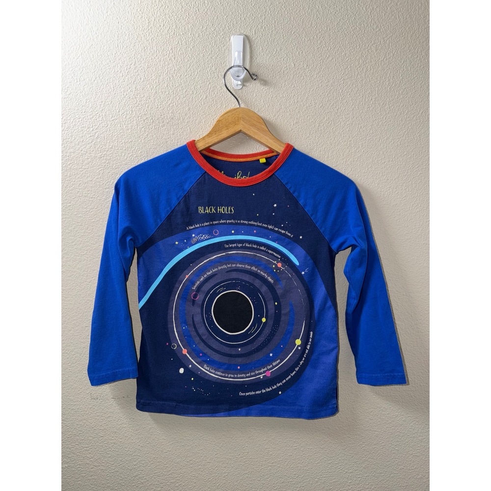 Boys Mini Boden Space Shirt Size 7/8